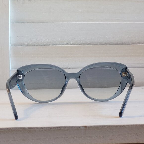 $108 NWT COACH Transparent Blue Sunglasses - Picture 4 of 10